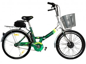 Электровелосипед складной 24 колесо 36-48В 350Вт литий ионный аккумулятор